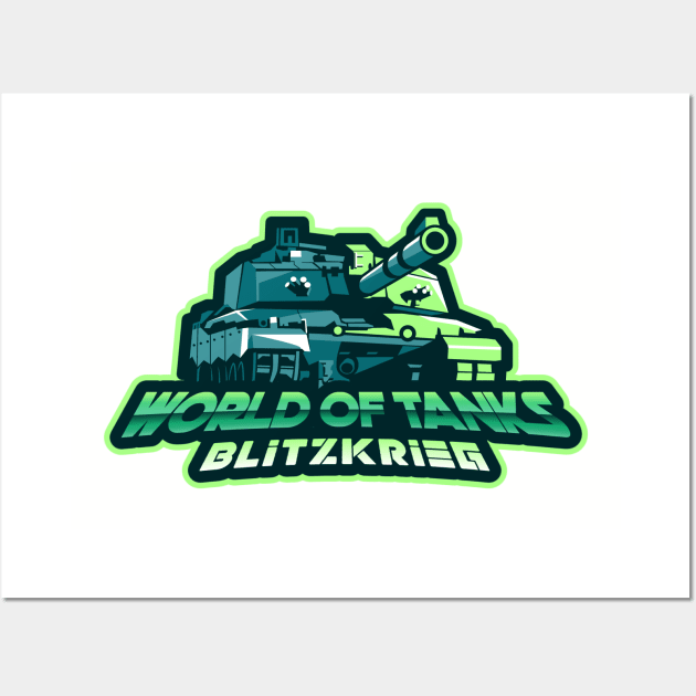 World Of Tanks Blitzkrieg Wall Art by Tip Top Tee's